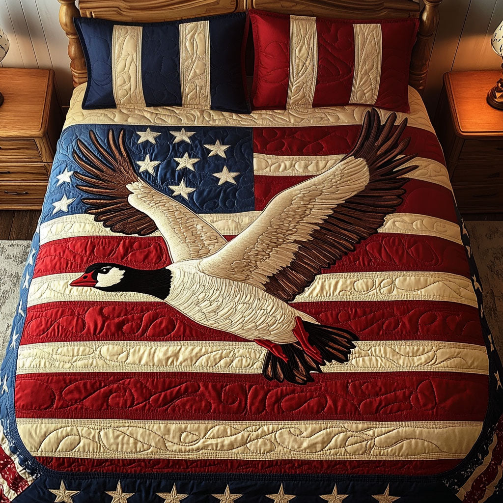 Starry Flight 3-Piece Quilted Bedding Set NCU0NT3167