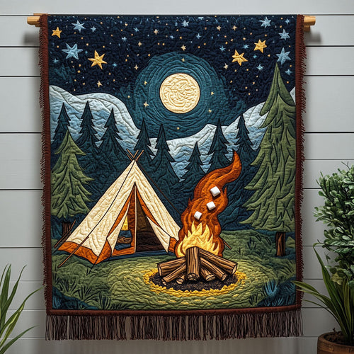 Starry Forest Retreat Woven Sofa Blanket NCU0NT4762