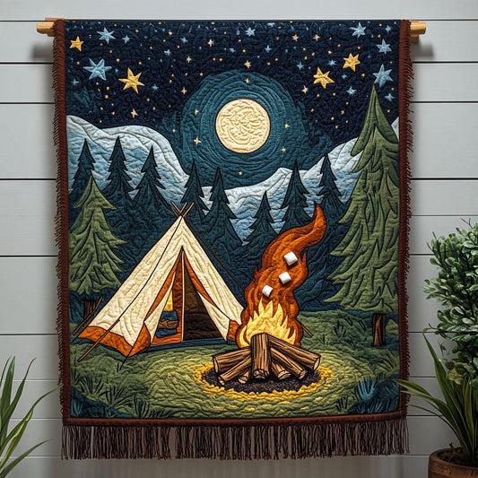 Starry Forest Retreat Woven Sofa Blanket NCU0NT4762