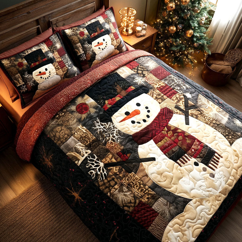 Starry Frost 3-Piece Quilted Bedding Set NCU0TV266