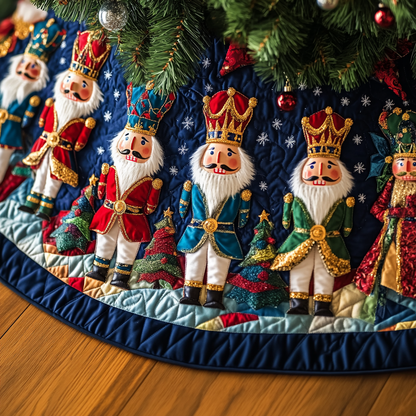 Starry Guardians Quilted Christmas Tree Skirt NCU0VH623