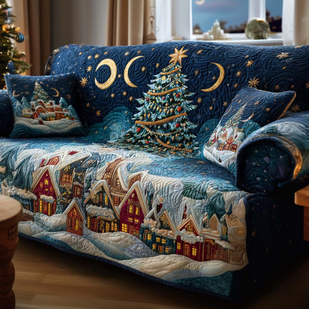 Starry Night Quilted Sofa Cover NCU0NT11068