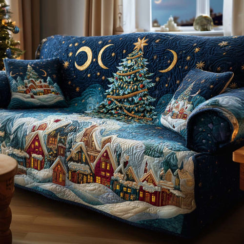 Starry Night Quilted Sofa Cover NCU0NT11068