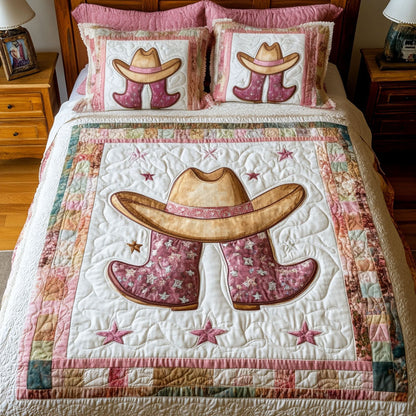 Starry Range 3-Piece Quilted Bedding Set NCU0PT2546