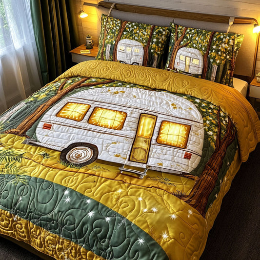 Starry Retreat 3-Piece Quilted Bedding Set NCU0NT5677