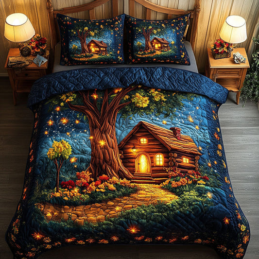 Starry Shelter 3-Piece Quilted Bedding Set NCU0NT3660