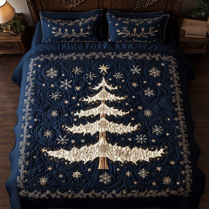 Starry Tree 3-Piece Quilted Bedding Set NCU0NT9977