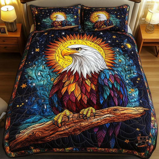 Starry Watch 3-Piece Quilted Bedding Set NCU0NT3772