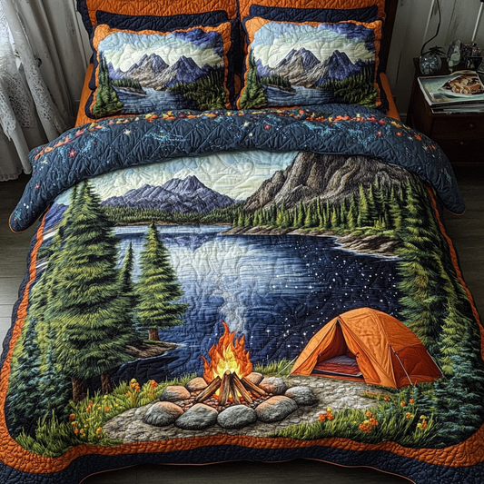 Starry Wilderness 3-Piece Quilted Bedding Set NCU0VL2100