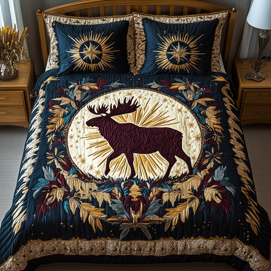 Starry Woods 3-Piece Quilted Bedding Set NCU0VH2007