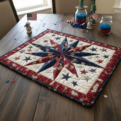 Stars And Fireworks Quilted Place Mat NCU0PT5481