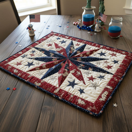 Stars And Fireworks Quilted Place Mat NCU0PT5481