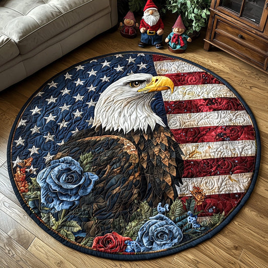 Stars Ascend Quilted Round Mat NCU0DV6724