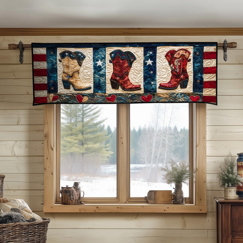 Stars Boots Honor Quilted Valance NCU0NT7376