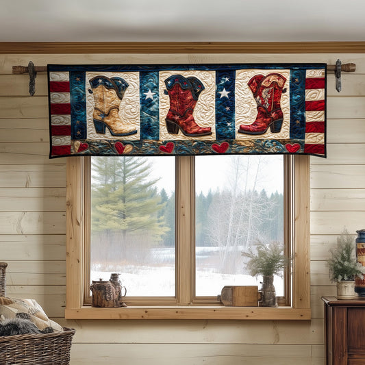 Stars Boots Honor Quilted Valance NCU0NT7376