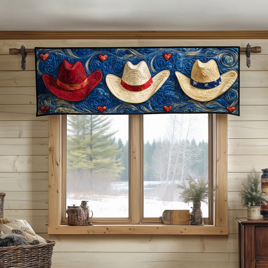 Stars Hats Grit Quilted Valance NCU0NT7377