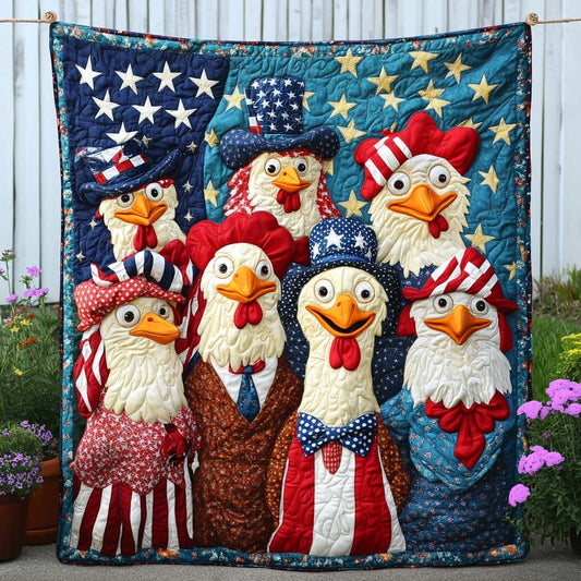 Stars and Beaks Quilted Blanket NCU0NT8160