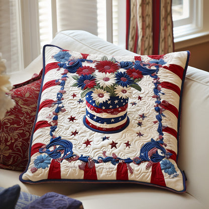 Stars in Bloom Quilted Pillow Case NCU0PT3809