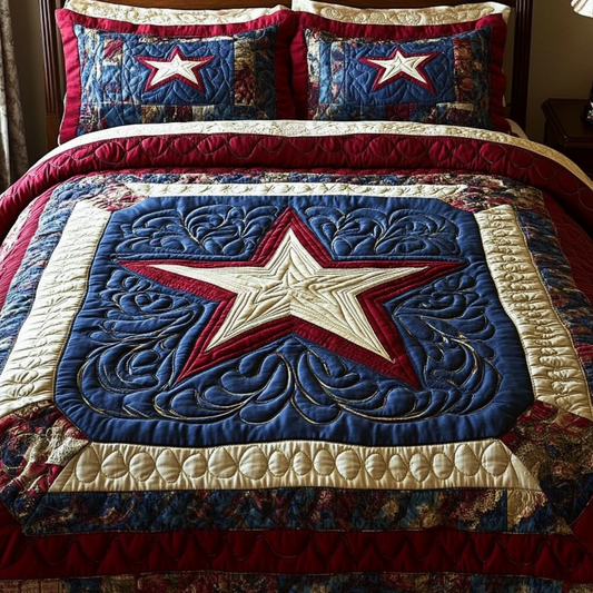 Starstruck 3-Piece Quilted Bedding Set NCU0DK6761