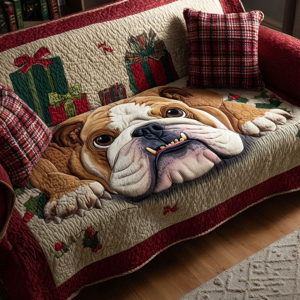 Stately Snout Quilted Sofa Cover NCU0PT9927