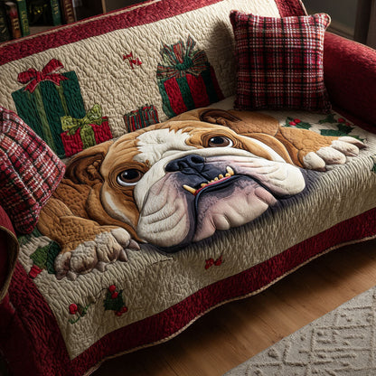 Stately Snout Quilted Sofa Cover NCU0PT9927