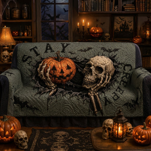Stay Spooky Quilted Sofa Cover NCU0PT11828