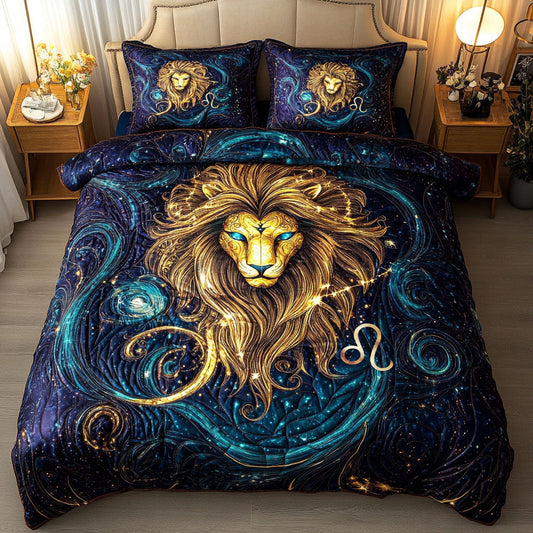 Stellar Leo 3-Piece Quilted Bedding Set NCU0NT5718
