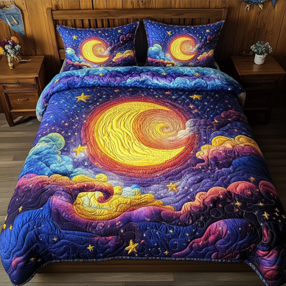 Stellar Sky 3-Piece Quilted Bedding Set NCU0VL1692