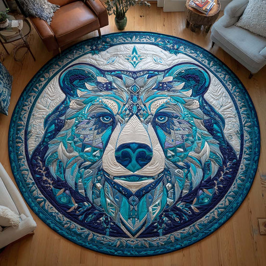 Stone Fang Quilted Round Mat NCU0TD231