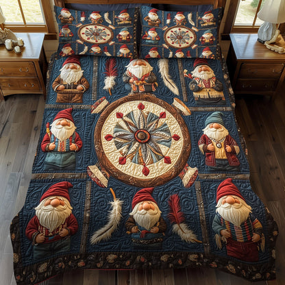 Stone Path Wanderer 3-Piece Quilted Bedding Set NCU0PT2857