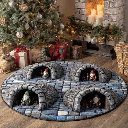 Stone Tunnel Gnome Circle Round Carpet NCU0XD2027