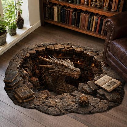 Stone Watcher Custom Shape Area Rug NCU0DV10034