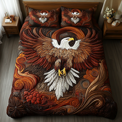 Storm Glide 3-Piece Quilted Bedding Set NCU0VH1735