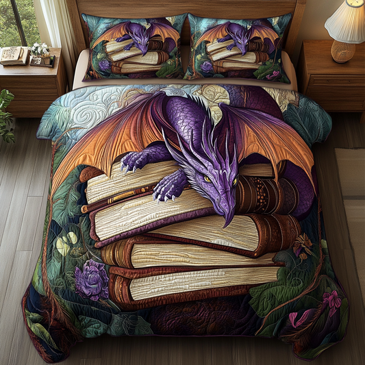 Storm Serpent 3-Piece Quilted Bedding Set NCU0DK4849