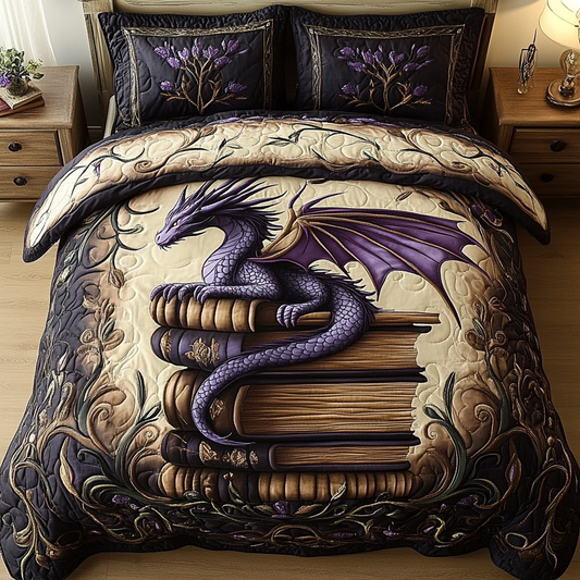 Storm Wing 3-Piece Quilted Bedding Set NCU0DK4840