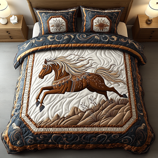 Stormrider Studio 3-Piece Quilted Bedding Set NCU0DV2857