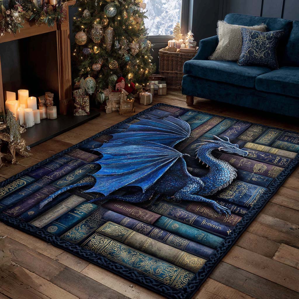 Stormscale Twilight Drake Area Rug NCU0XD2171