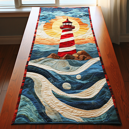 Stormwatch Sentinel Quilted Table Runner NCU0DK626