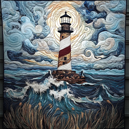 Stormy Seas Sentinel Quilted Blanket NCU0DK612