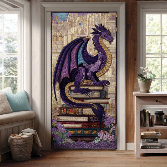 Story Dragon Quilted Door Cover NCU0DV8839