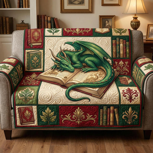 Story Dragon Quilted Sofa Cover NCU0TD2596