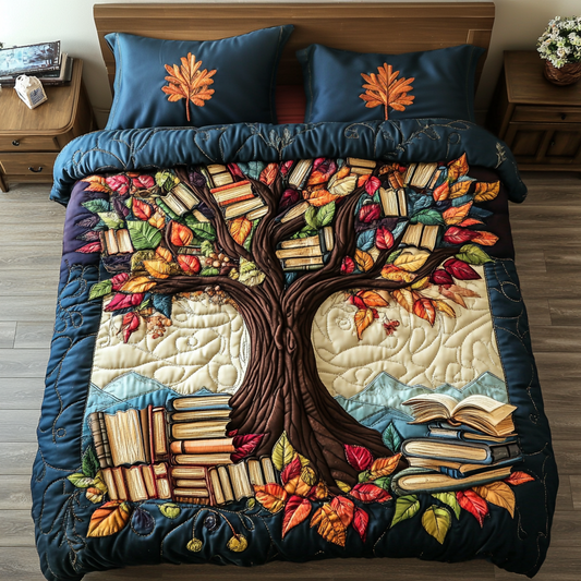 Story Garden 3-Piece Quilted Bedding Set NCU0VH5445