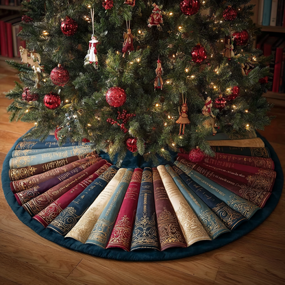 Story Portal Christmas Quilted Tree Skirt NCU0DK11424