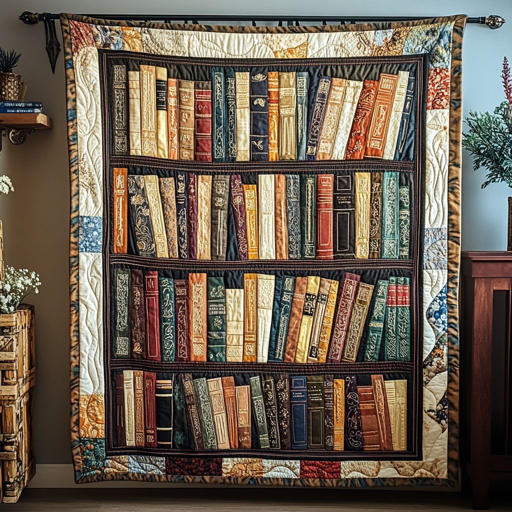 Story Stacks Quilted Blanket NCU0DK5232