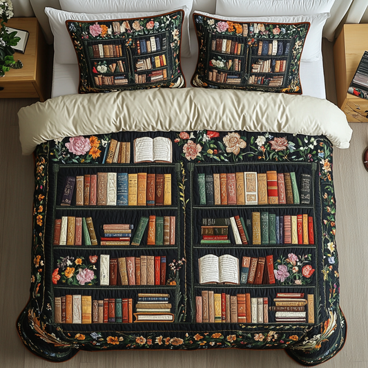 Storybook Charm 3-Piece Quilted Bedding Set NCU0DK4782