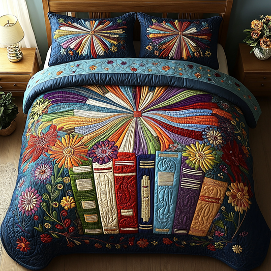 Storybook Comfort 3-Piece Quilted Bedding Set NCU0DV3599