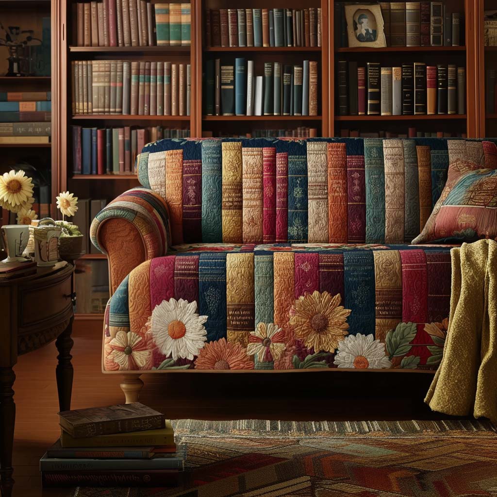 Storytime Haven Quilted Sofa Cover NCU0NT11450