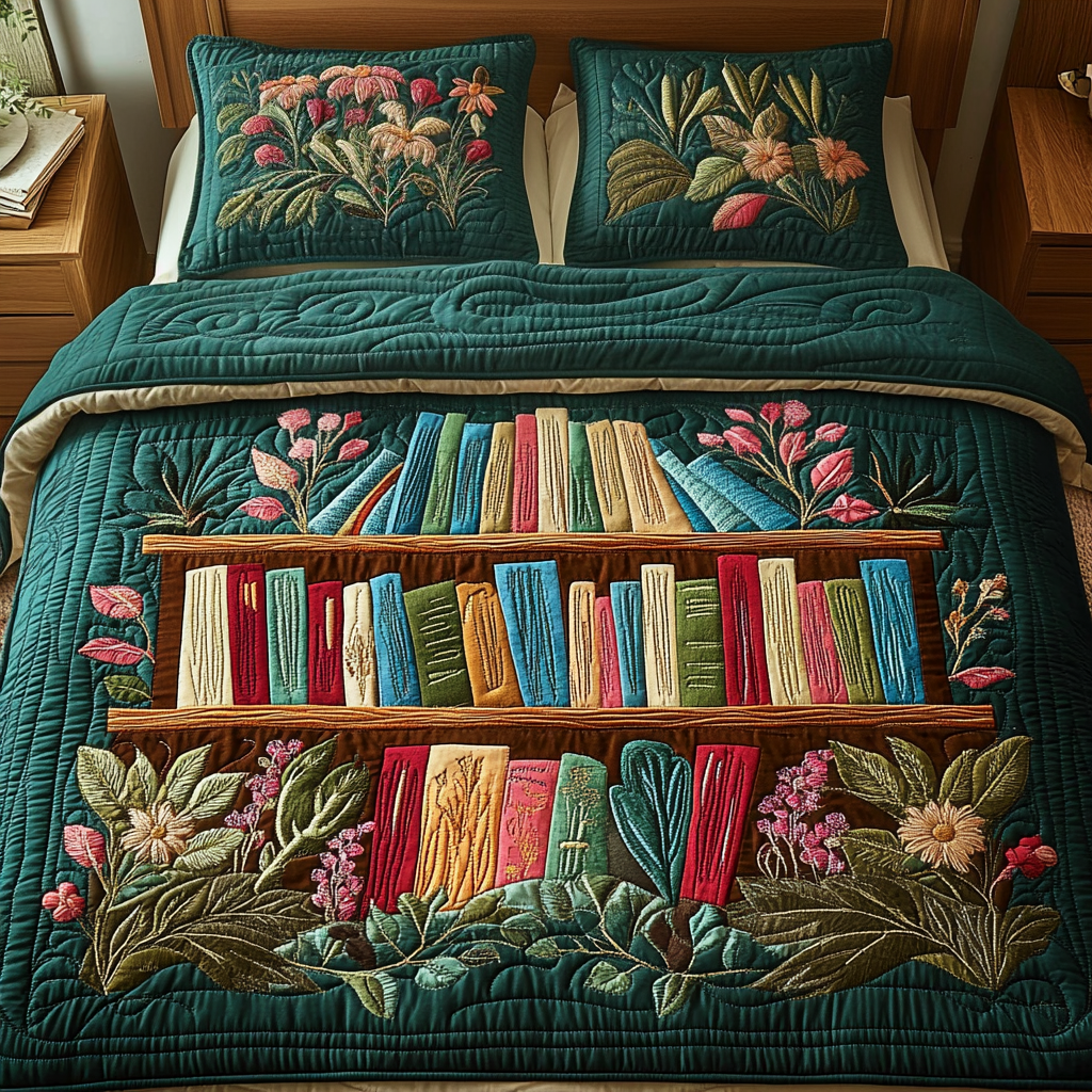 Storytime Warmth 3-Piece Quilted Bedding Set NCU0VH882