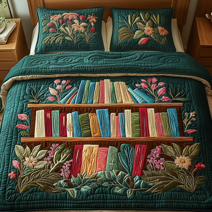 Storytime Warmth 3-Piece Quilted Bedding Set NCU0VH882