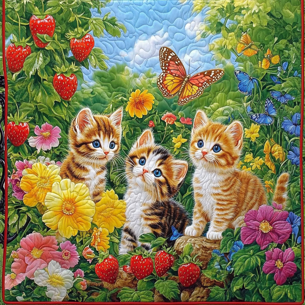 Strawberry Curiosity Quilted Blanket NCU0NT5893